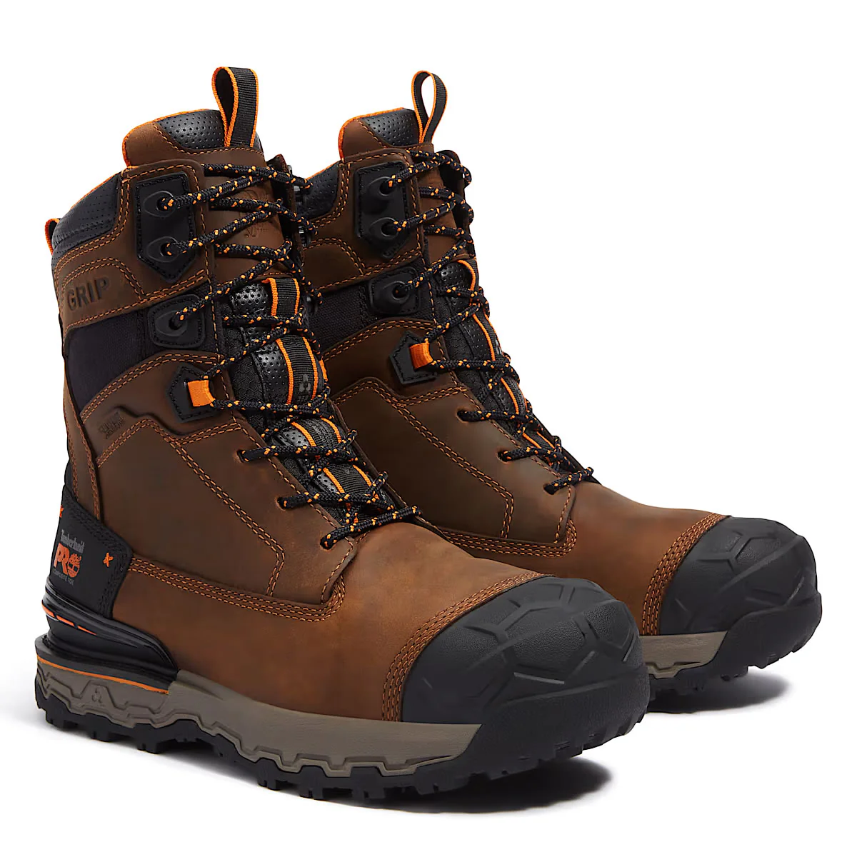 Timberland PRO 8" Boondock Ultralight Comp-Toe Waterproof Insulated Boots, TB0A646FEM4, Brown - Image 2