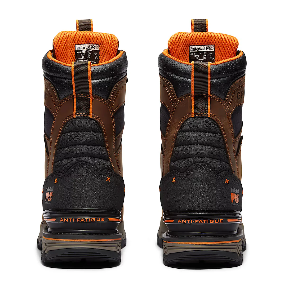 Timberland PRO 8" Boondock Ultralight Comp-Toe Waterproof Insulated Boots, TB0A646FEM4, Brown - Image 6