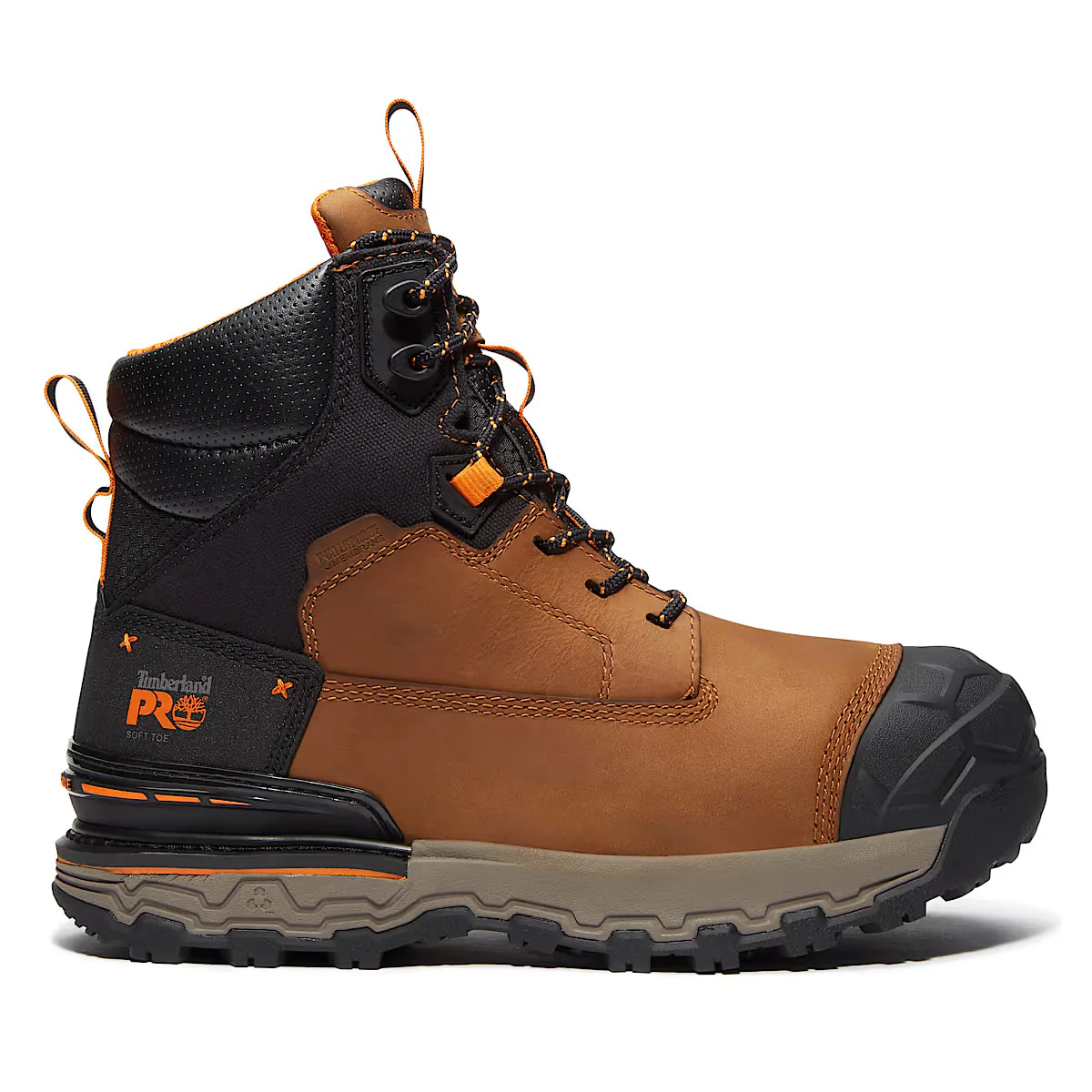 Timberland PRO Men's 6" Boondock Ultralight Soft Toe Waterproof Boots, TB0A648BEM8, Brown
