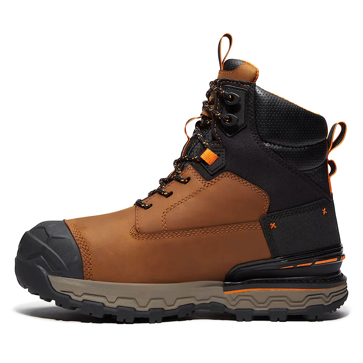 Timberland PRO Men's 6" Boondock Ultralight Soft Toe Waterproof Boots, TB0A648BEM8, Brown - Image 3