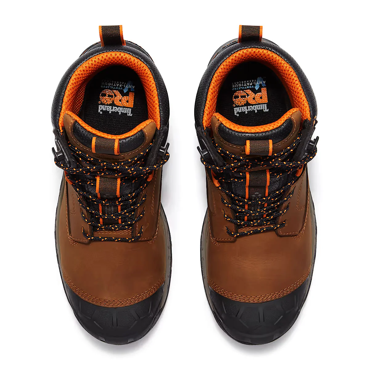 Timberland PRO Men's 6" Boondock Ultralight Soft Toe Waterproof Boots, TB0A648BEM8, Brown - Image 4