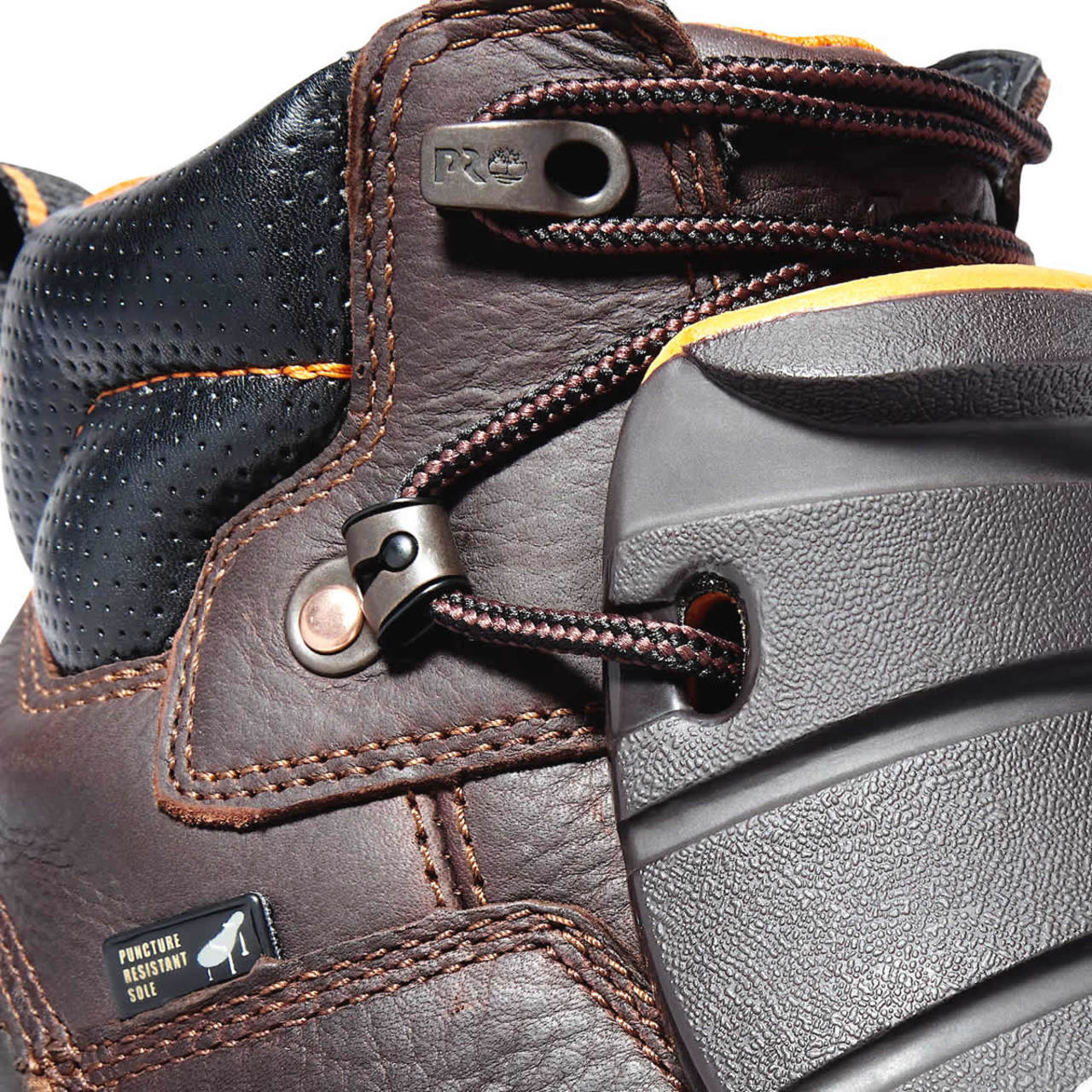 Timberland PRO Men's 6" Endurance EH PR Met Guard Steel Toe Work Boots, TB1525622141 - Image 5
