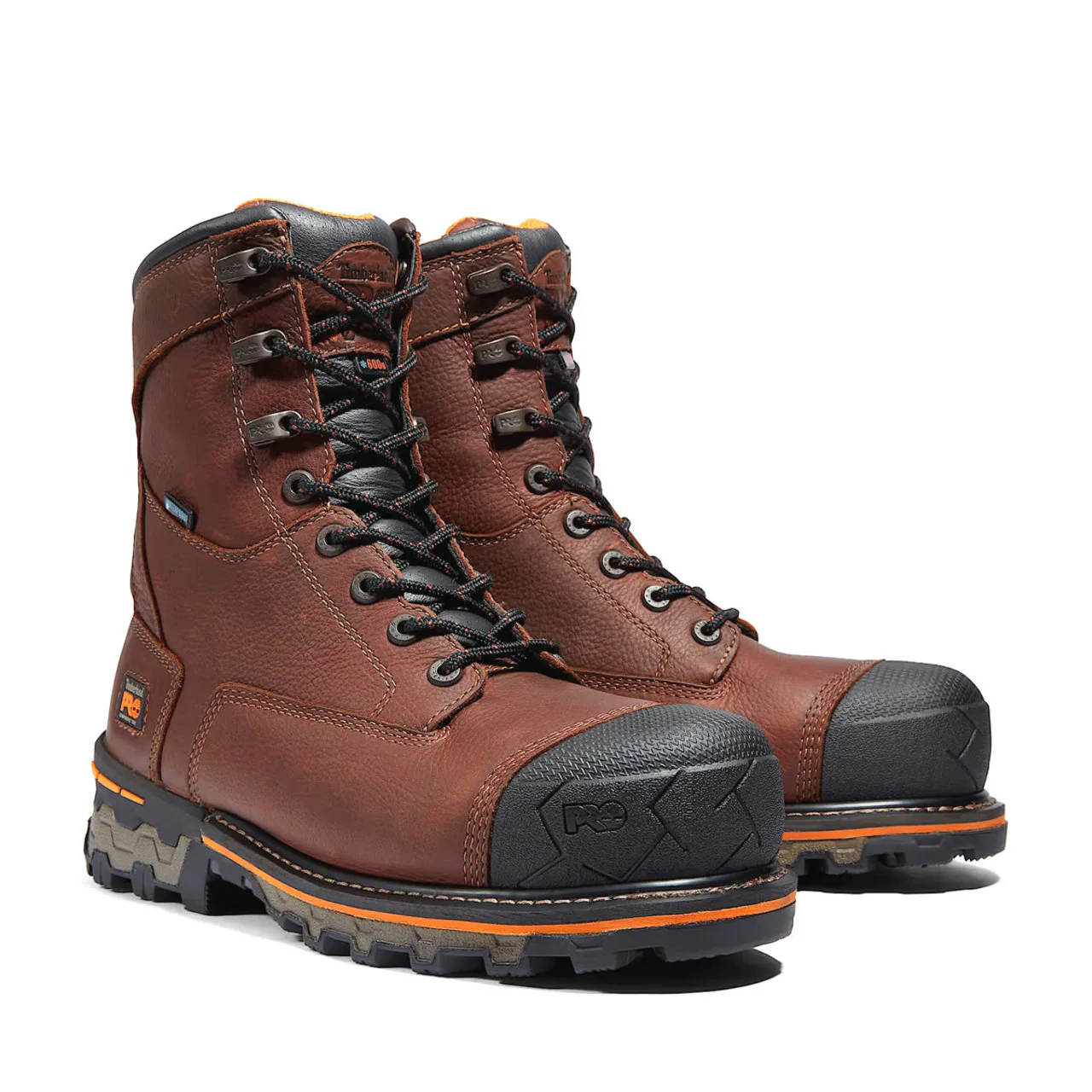 Timberland PRO Men's Boondock 8" Waterproof Insulated EH Composite Toe Work Boots, TB1896282141 - Image 2