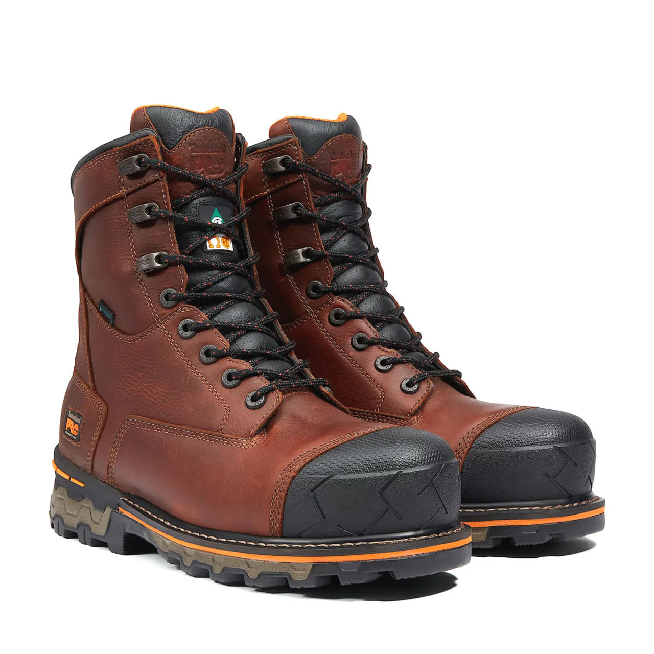 Timberland PRO Men's Boondock 8" Waterproof Insulated EH Composite Toe Work Boots, TB1896462141 - Image 2
