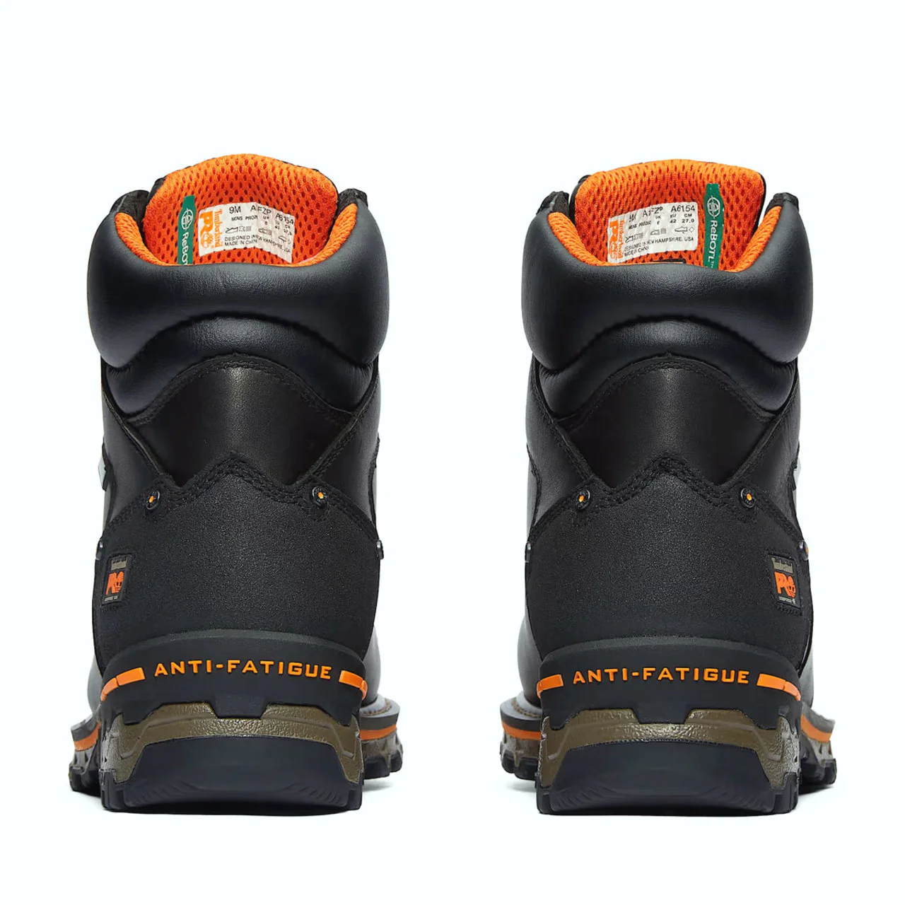 Timberland PRO Men's Boondock 6" Waterproof EH Composite Toe Work Boots, TB1A1FZP0011, Black - Image 4