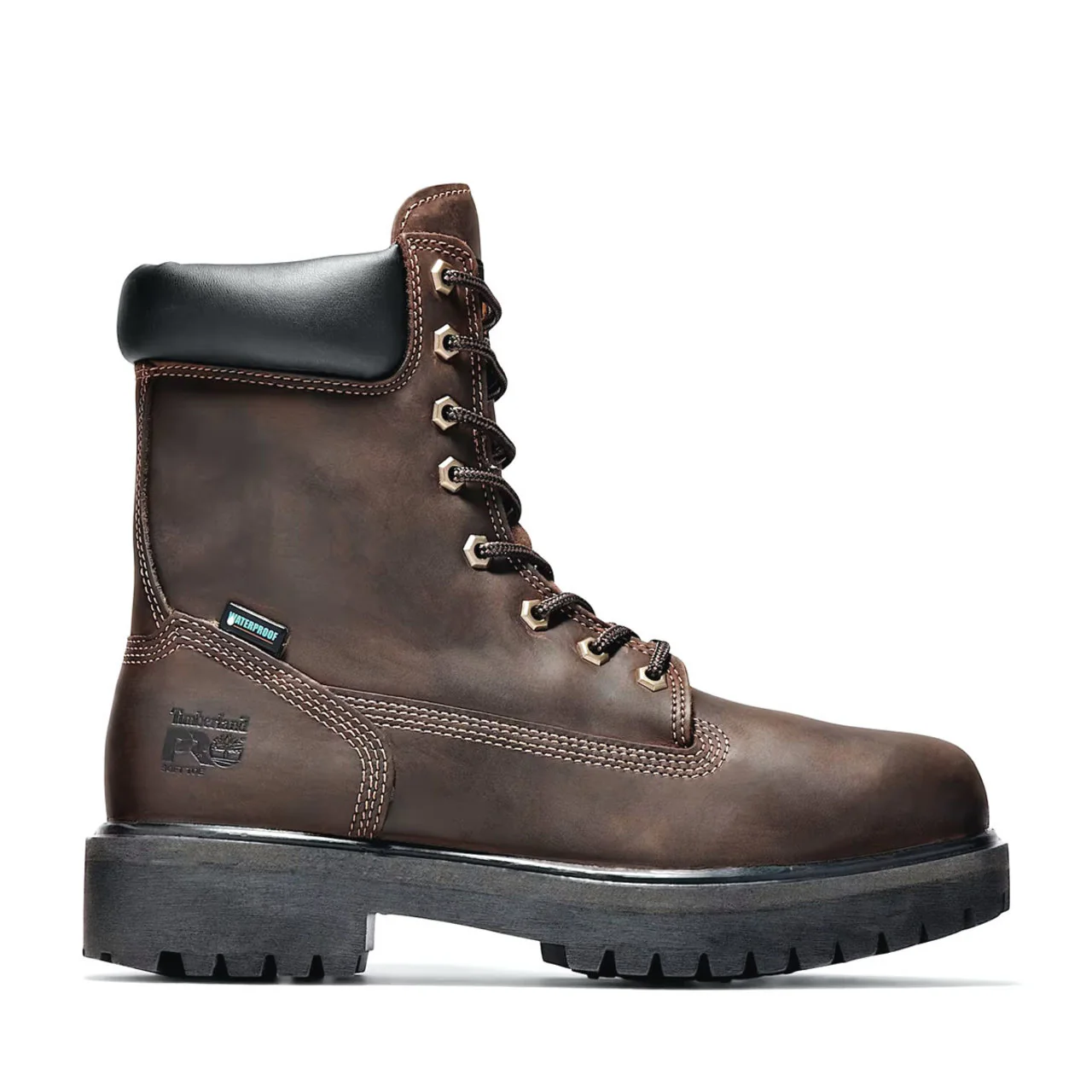Timberland PRO Men's Direct Attach 8" Waterproof Insulated EH Soft Toe Boots, TB1380222421