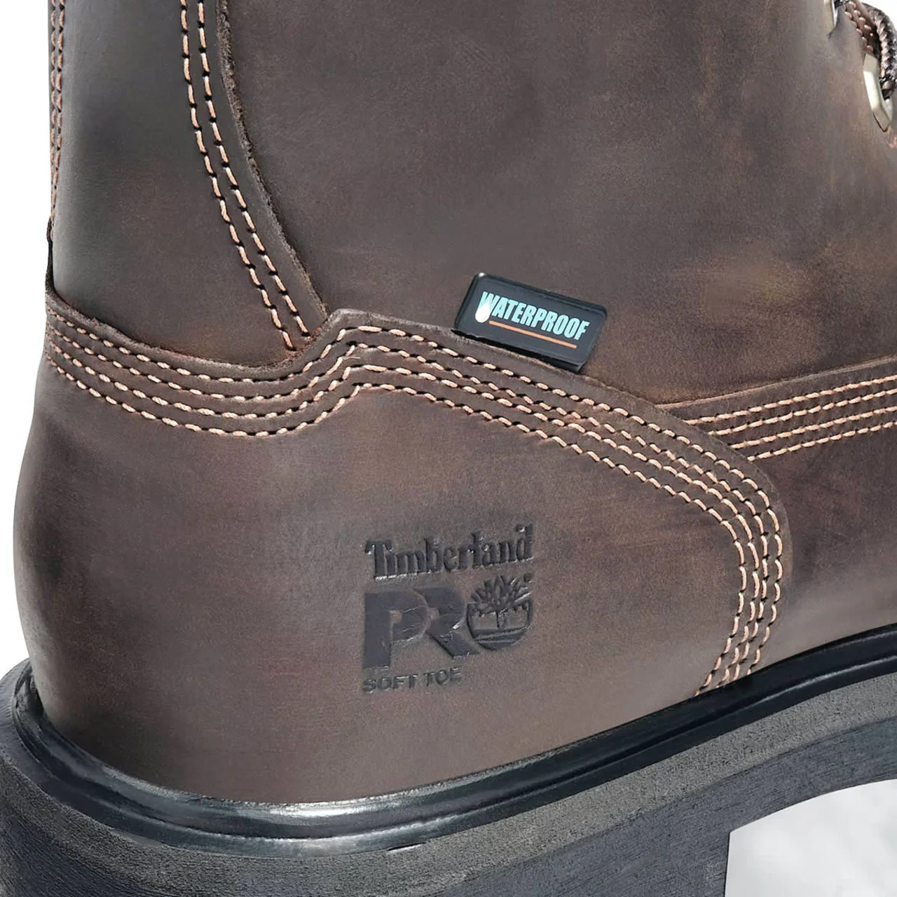 Timberland PRO Men's Direct Attach 8" Waterproof Insulated EH Soft Toe Boots, TB1380222421 - Image 5