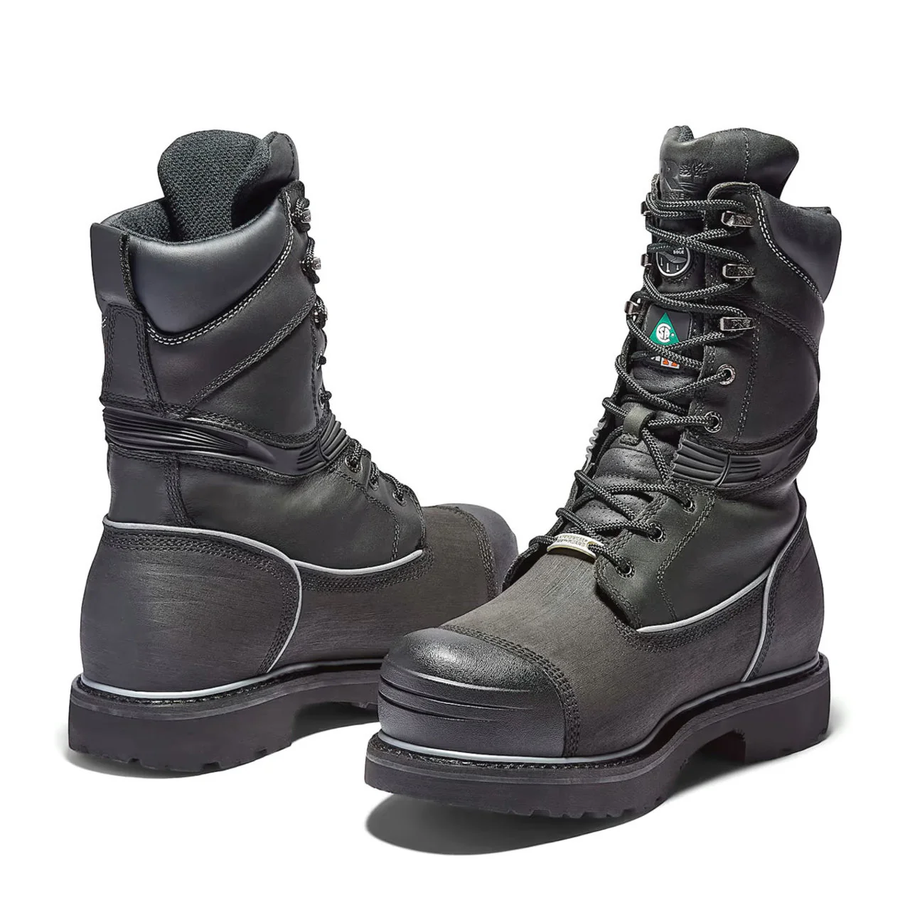 Timberland PRO Men's Gravel Pit 10" Waterproof Insulated EH Met Guard Steel Toe Boots, TB1535310011 - Image 4