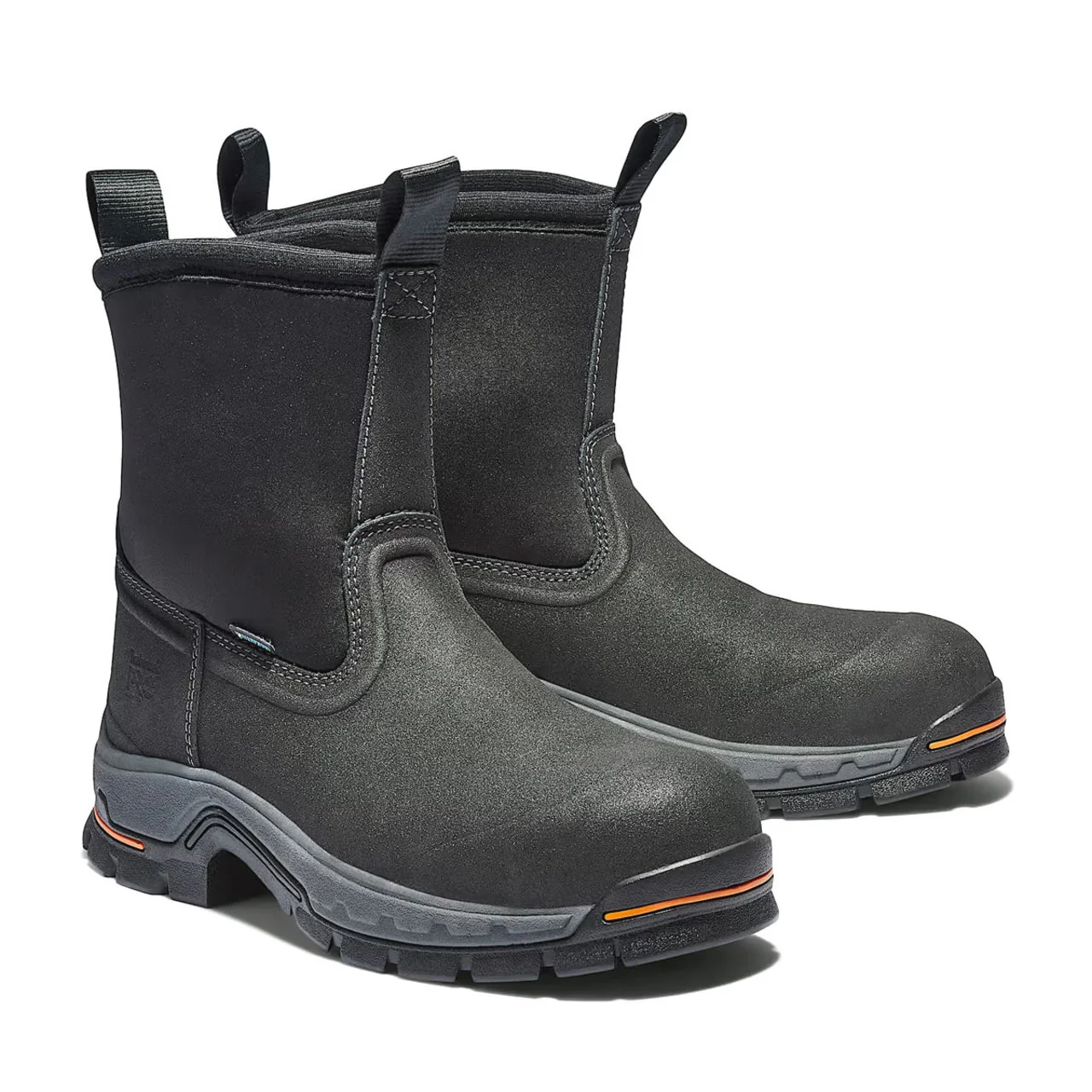 Timberland PRO Men's Stockdale Pull On Waterproof EH Alloy Toe Boots, TB1A1AXG0011 - Image 2