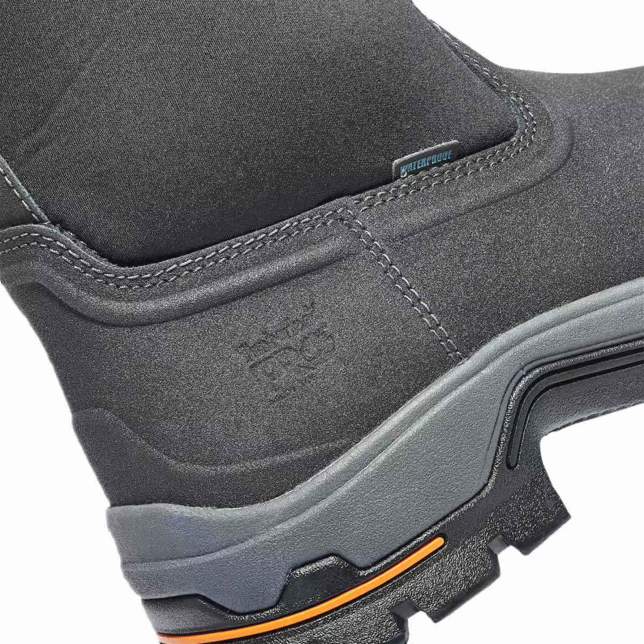 Timberland PRO Men's Stockdale Pull On Waterproof EH Alloy Toe Boots, TB1A1AXG0011 - Image 5