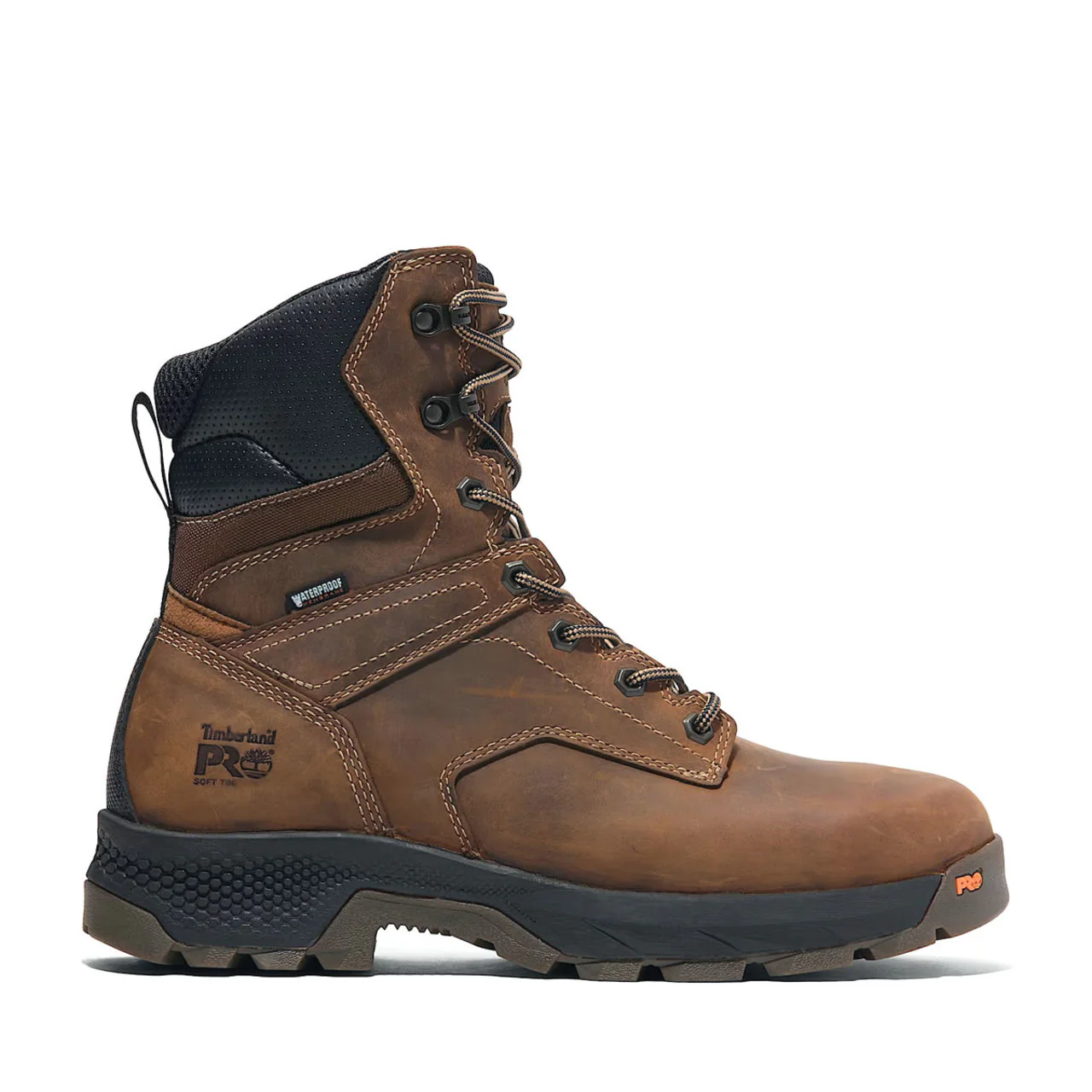 Timberland PRO Men's TiTAN EV 8" EH Waterproof Soft Toe Work Boots, TB0A66QQEM41