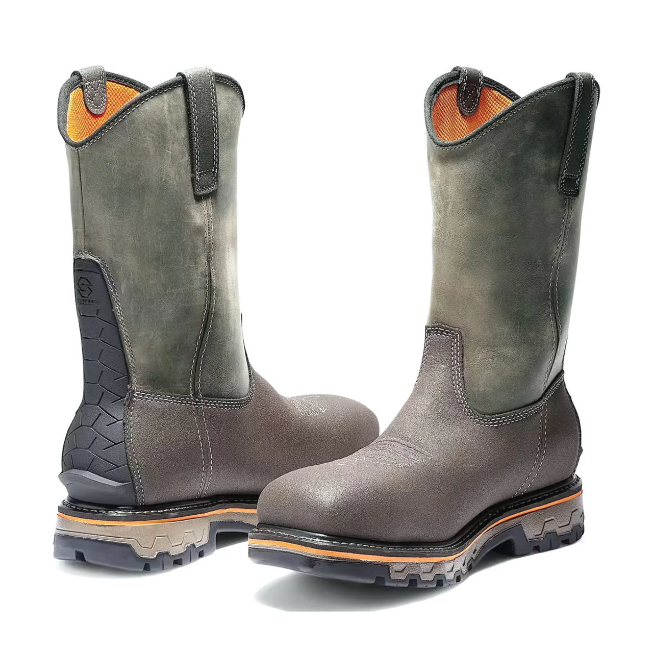 Timberland PRO Men's True Grit Pull On Waterproof EH Composite Toe Boots, TB1A22972141 - Image 4