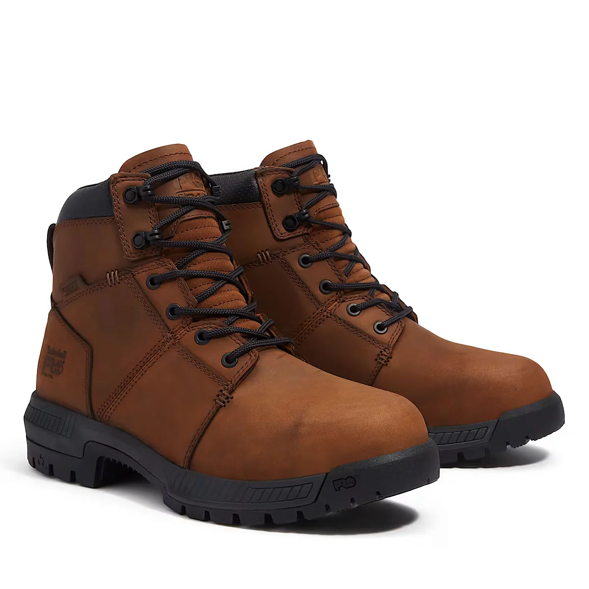Timberland PRO Men's 6" Montauk Steel-Toe Waterproof Boots, TB0A63MBEM4, Brown - Image 2
