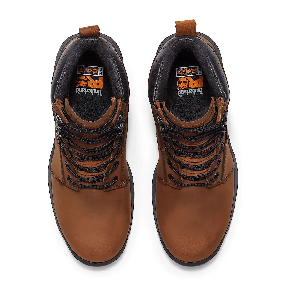 Timberland PRO Men's 6" Montauk Steel-Toe Waterproof Boots, TB0A63MBEM4, Brown - Image 4