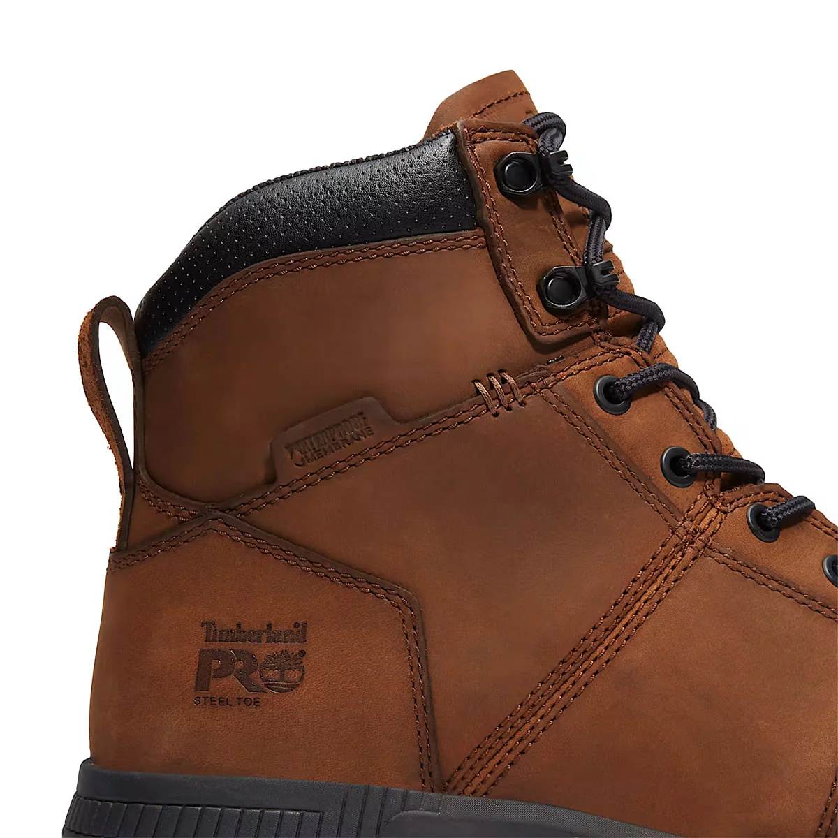 Timberland PRO Men's 6" Montauk Steel-Toe Waterproof Boots, TB0A63MBEM4, Brown - Image 5