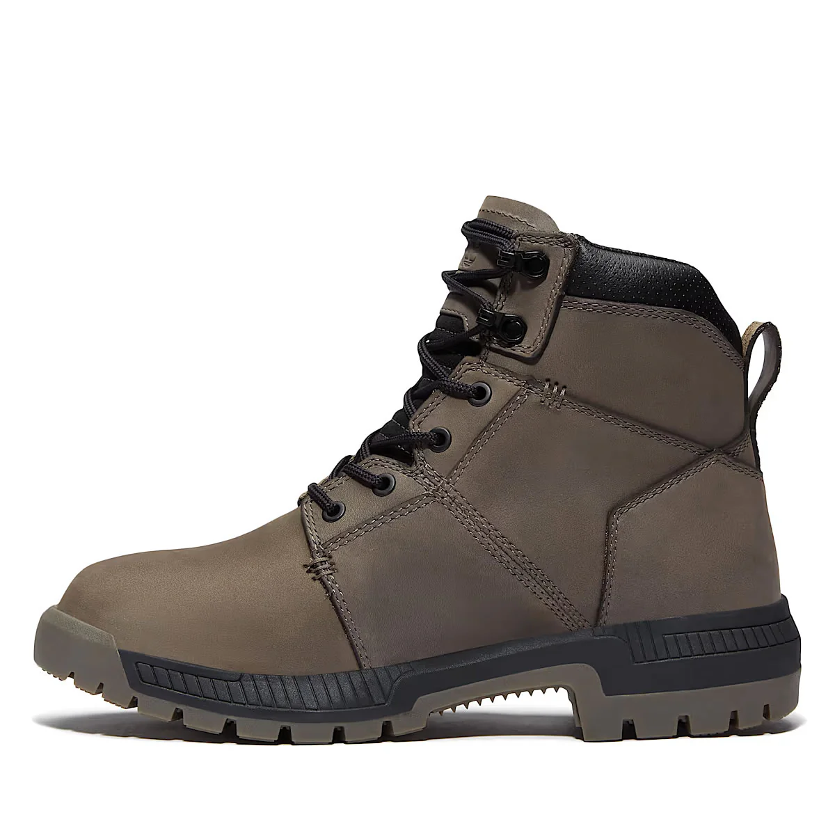 Timberland PRO Men's 6" Montauk Soft Toe Waterproof Leather Boots, TB0A647QEJO, Gray - Image 3