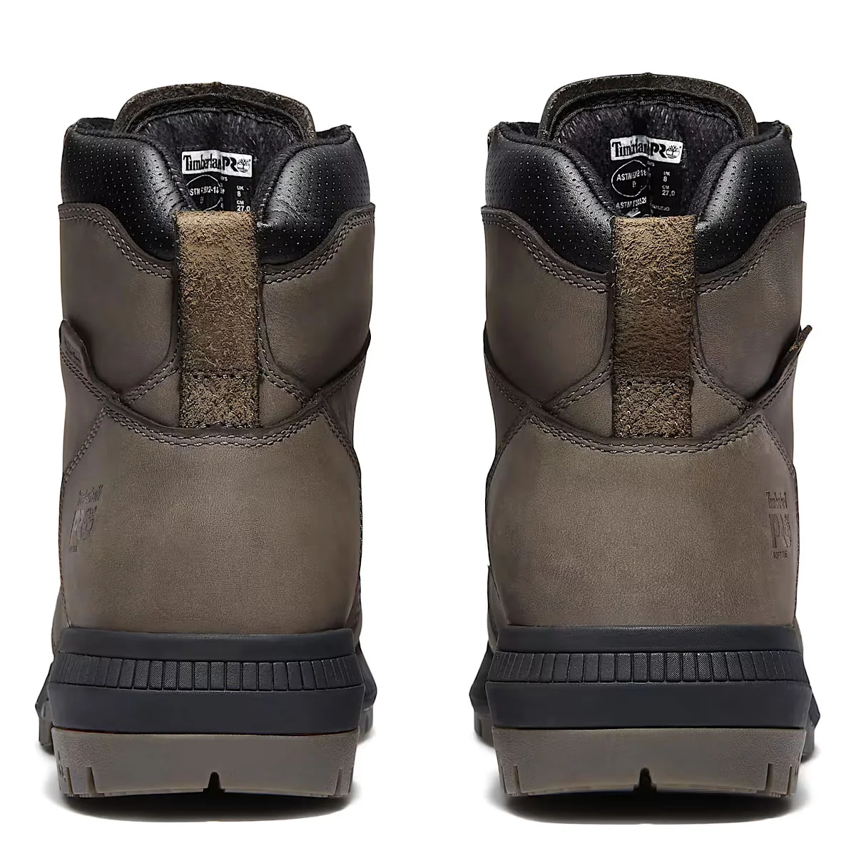 Timberland PRO Men's 6" Montauk Soft Toe Waterproof Leather Boots, TB0A647QEJO, Gray - Image 6