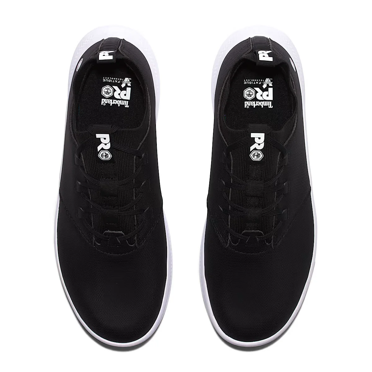 Timberland PRO Womens' Solace Max Slip-on Soft Toe Sneakers, TB1A5WCY001, Black/White - Image 4
