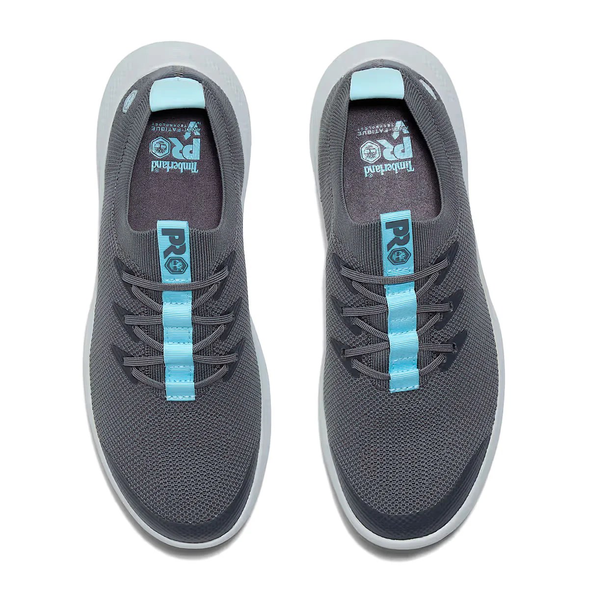 Timberland PRO Woman's Solace Slip-on Soft Toe Sneakers, TB0A5YRK065, Grey/Blue - Image 4