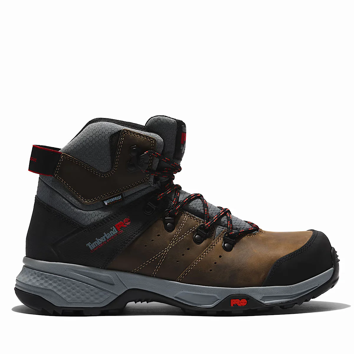 Timberland PRO Men's Switchback Comp-Toe Waterproof Boots, TB1A5SZ3214, Brown