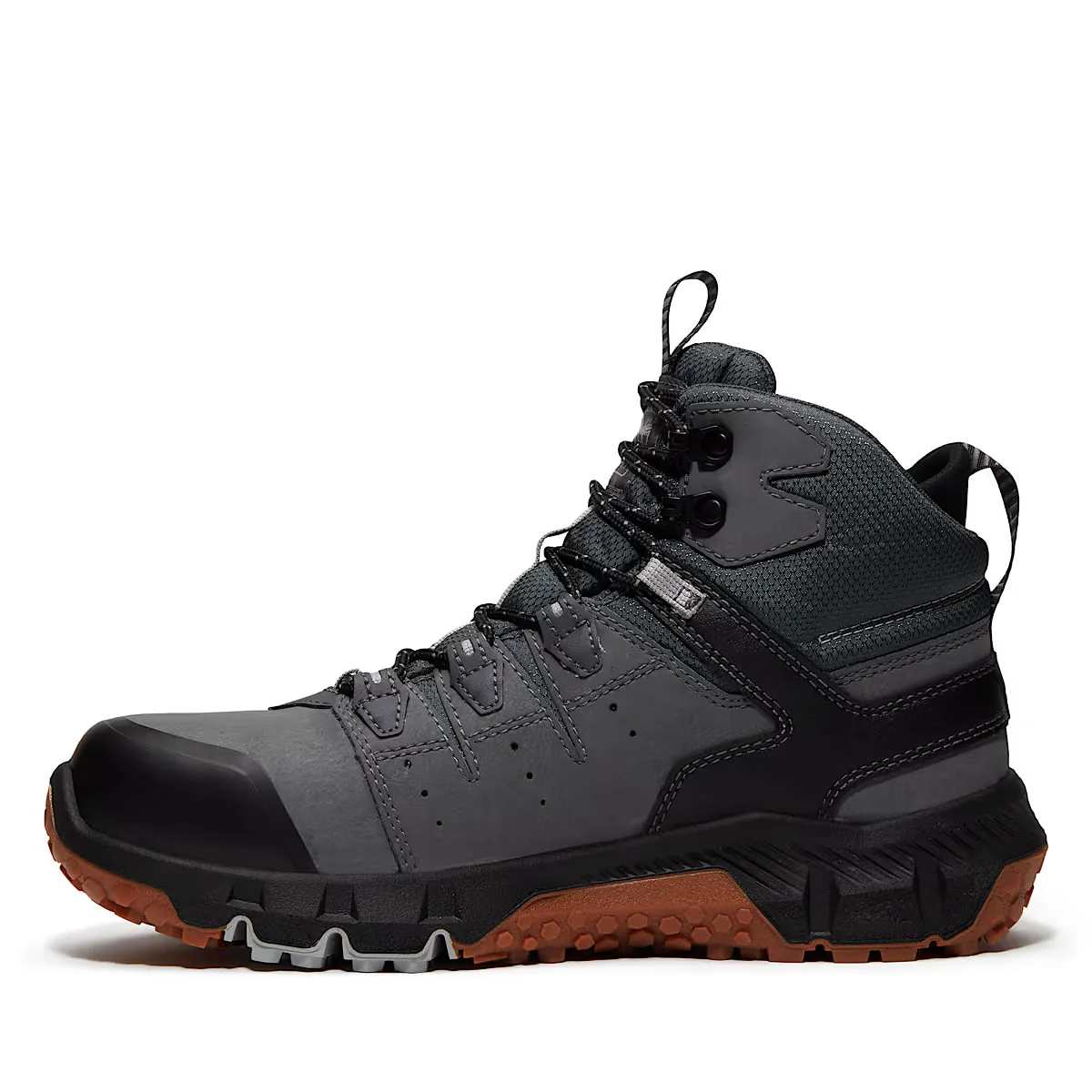 Timberland PRO Men's 6" Tempe Alloy-Toe Waterproof Leather Boots, TB0A67G3EJO, Gray - Image 3
