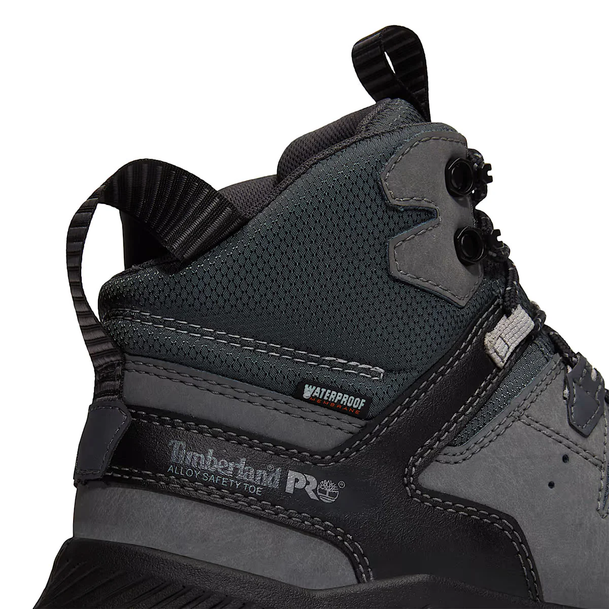 Timberland PRO Men's 6" Tempe Alloy-Toe Waterproof Leather Boots, TB0A67G3EJO, Gray - Image 5