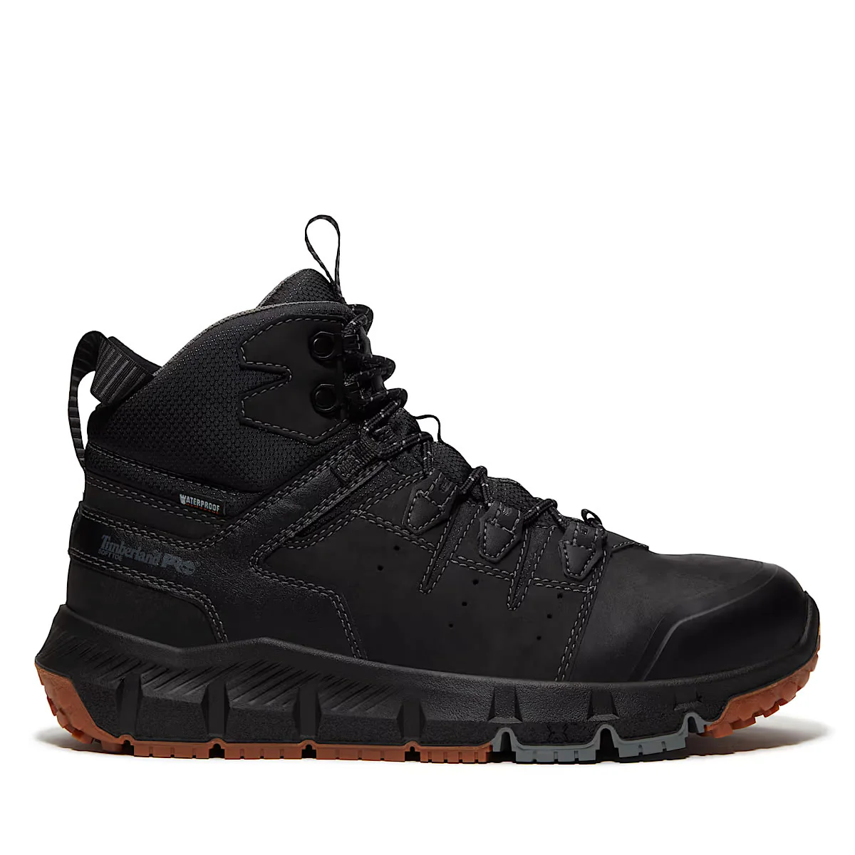 Timberland PRO Men's 6" Tempe Soft-Toe Waterproof Leather Boots, TB0A63WQEK5, Black