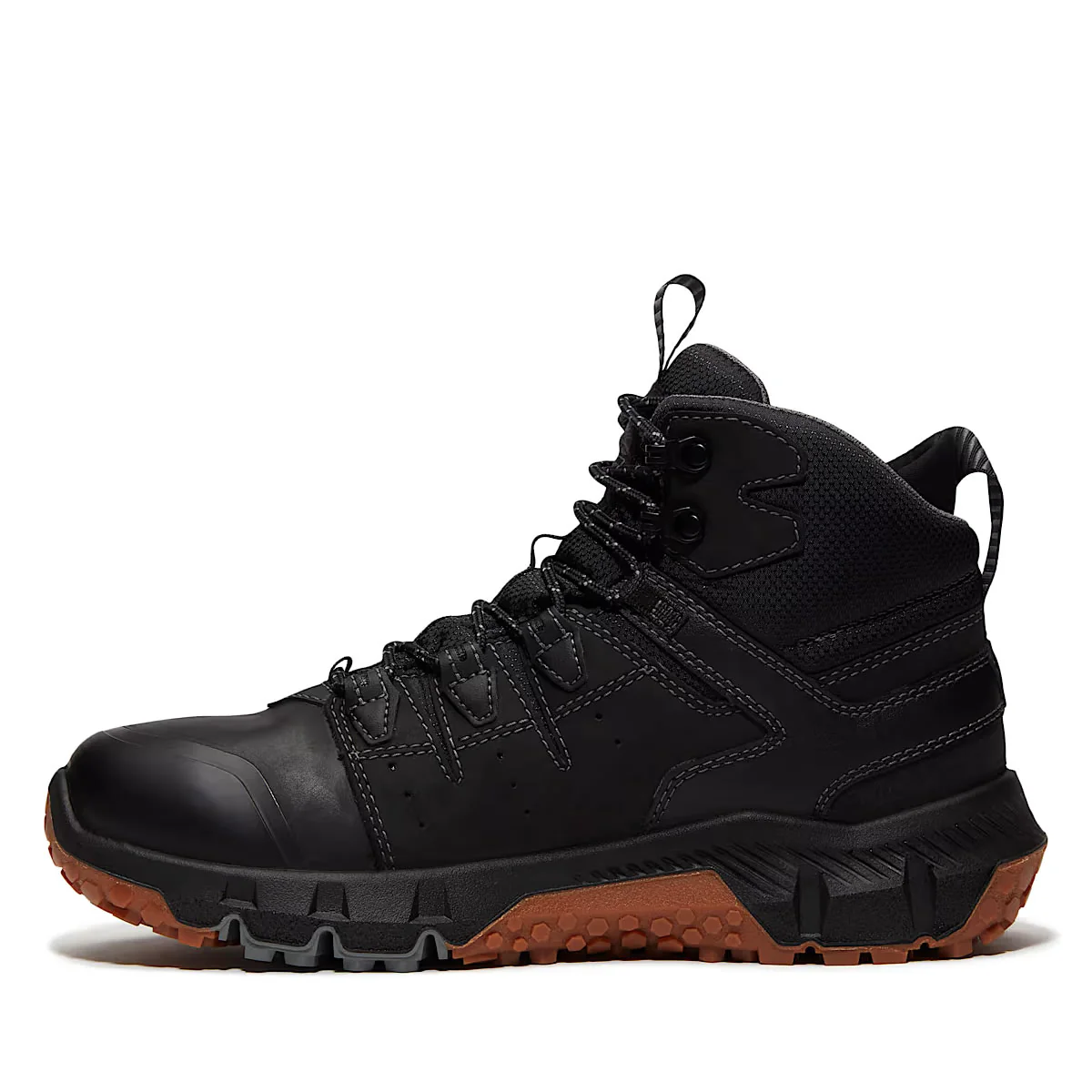 Timberland PRO Men's 6" Tempe Soft-Toe Waterproof Leather Boots, TB0A63WQEK5, Black - Image 3