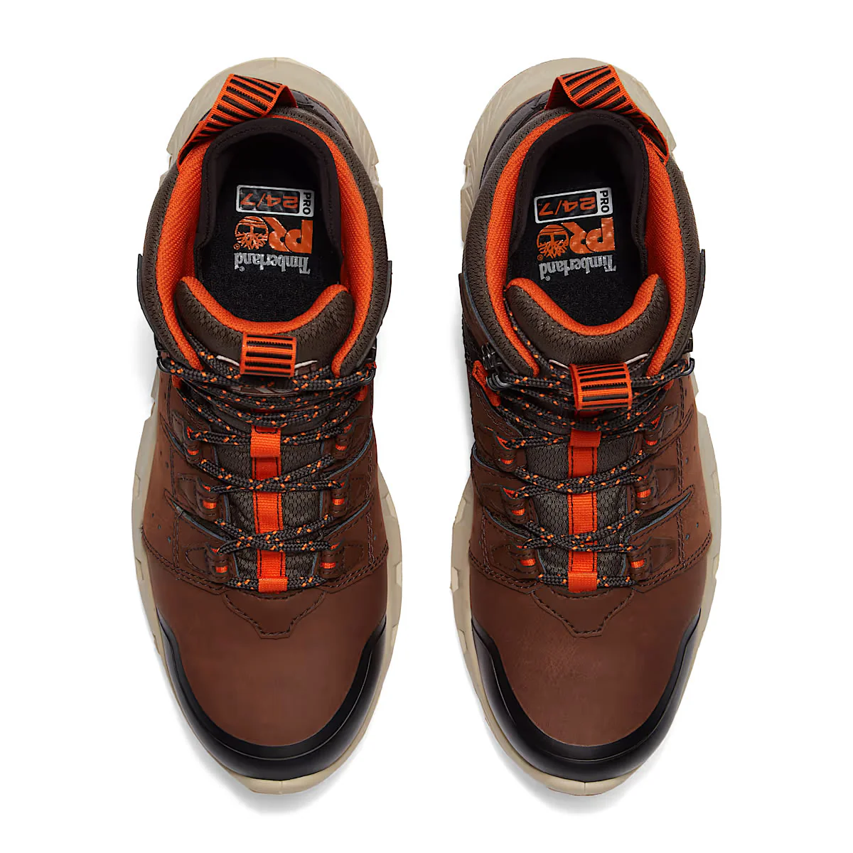 Timberland PRO Men's 6" Tempe Soft-Toe Waterproof Leather Boots, Brown, Medium - Image 4