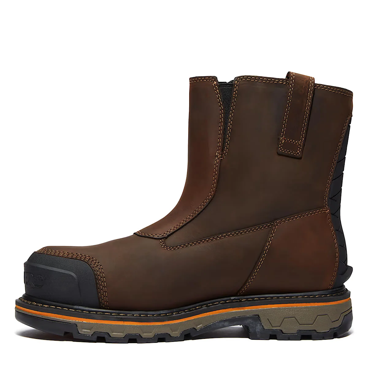 Timberland PRO True Grit Chelsea Comp-Toe Waterproof Boots, TB0A67QKW01, Brown - Image 3