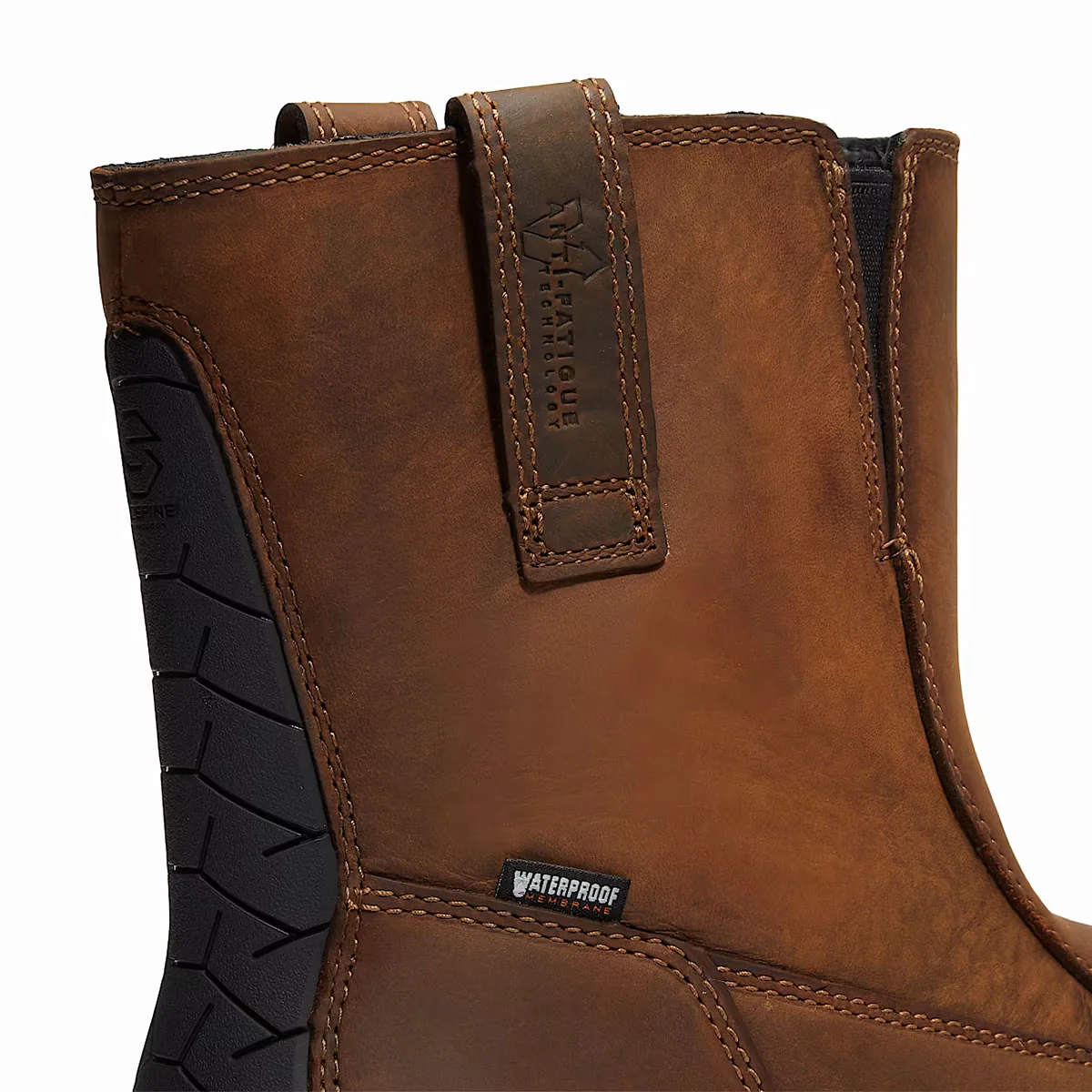 Timberland PRO Men's True Grit Chelsea Soft-Toe Waterproof Boots, TB0A64BFEM4, Brown - Image 5