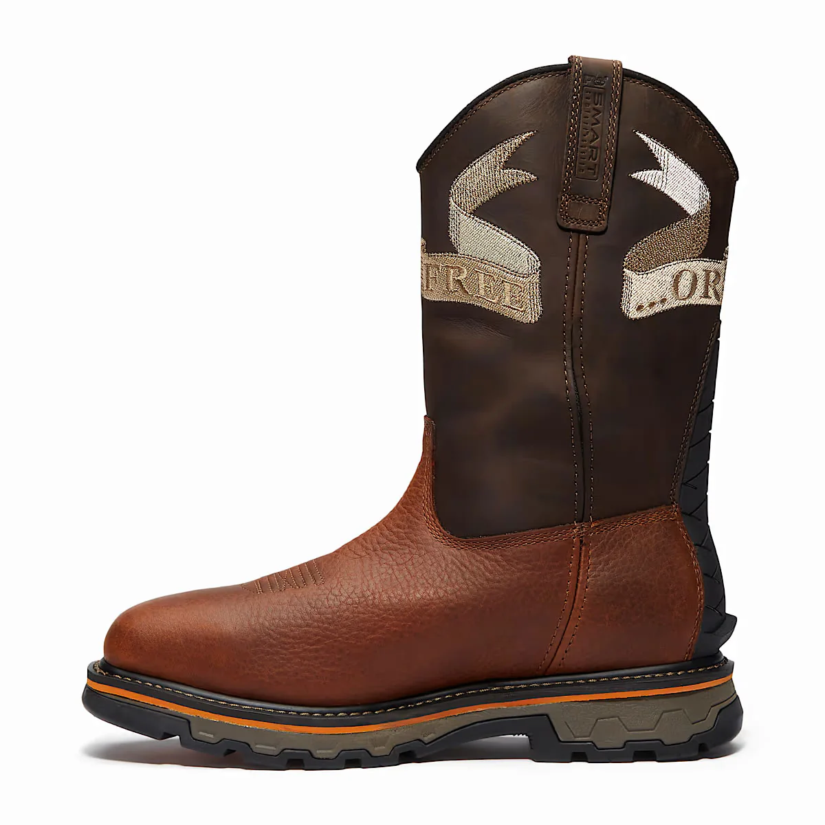 Timberland PRO True Grit Live Free Pull-On Soft-Toe Waterproof Boots, TB0A42JGEM4, Brown - Image 3