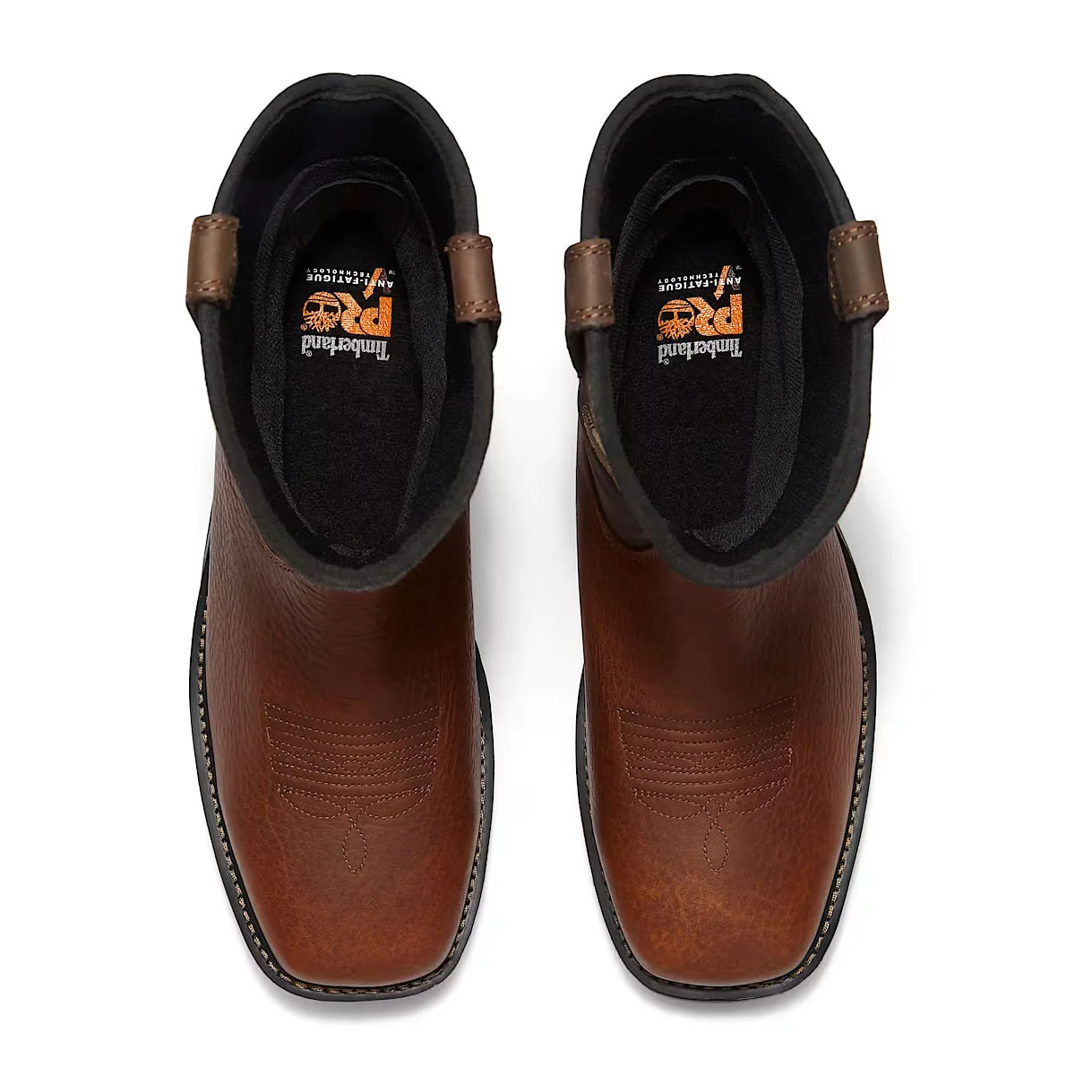 Timberland PRO True Grit Live Free Pull-On Soft-Toe Waterproof Boots, TB0A42JGEM4, Brown - Image 4