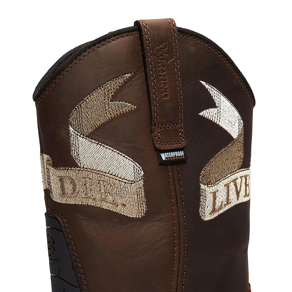 Timberland PRO True Grit Live Free Pull-On Soft-Toe Waterproof Boots, TB0A42JGEM4, Brown - Image 5