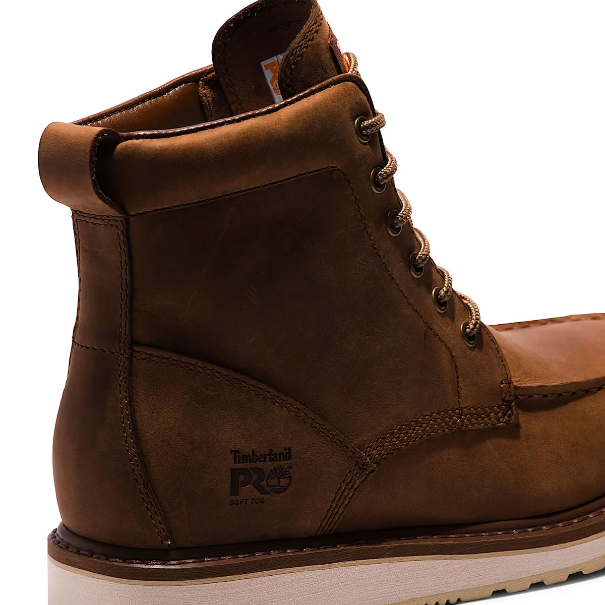 Timberland PRO Men's 6" Wedge Soft Toe Work Boots, TB1A5SXH214, Brown - Image 5