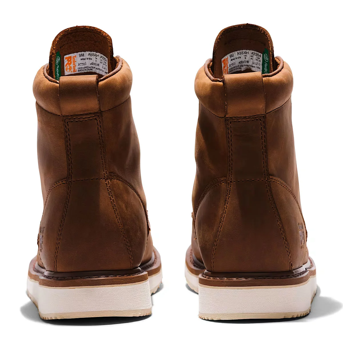 Timberland PRO Men's 6" Wedge Soft Toe Work Boots, TB1A5SXH214, Brown - Image 6