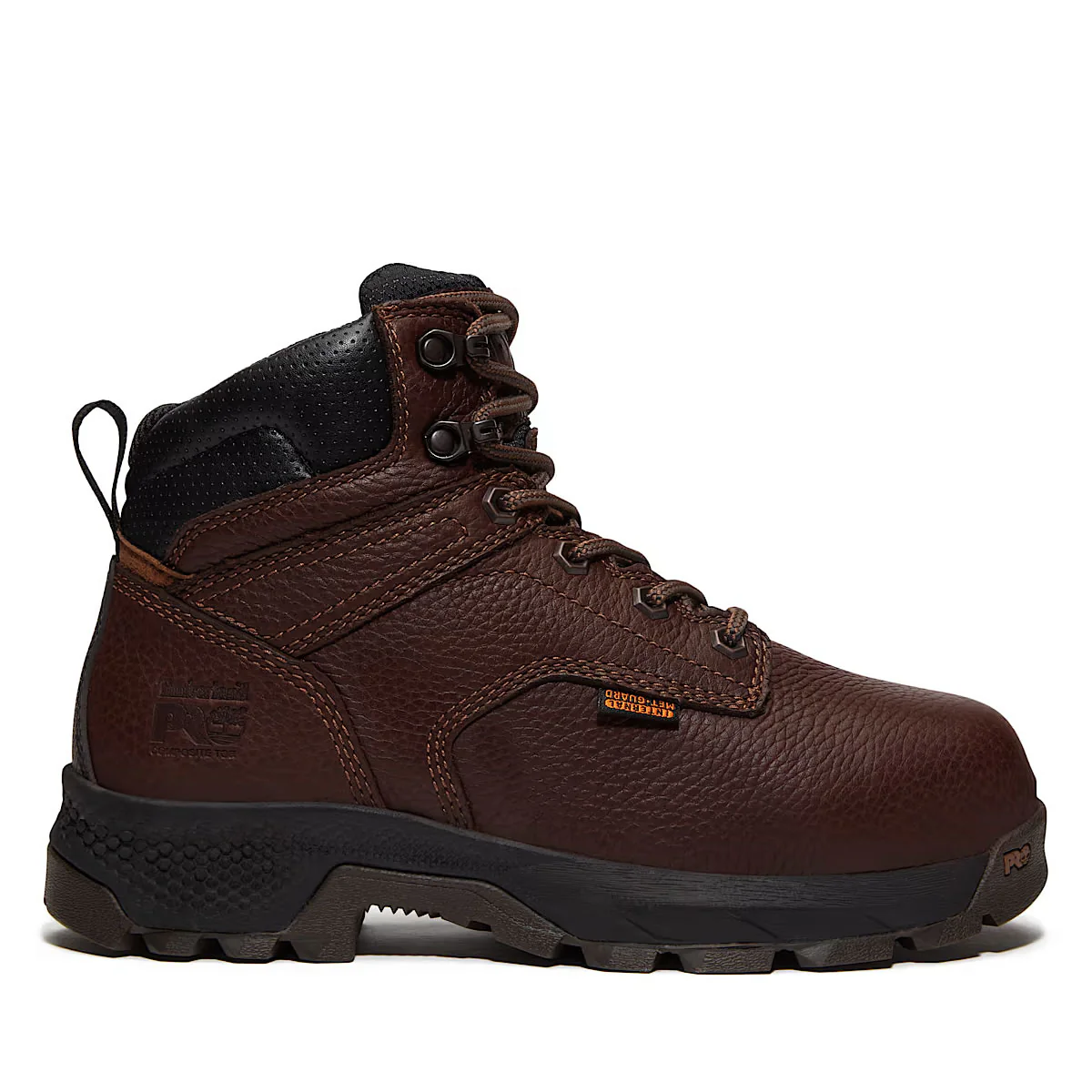 Timberland PRO Women's 6" TiTAN® EV Met-Guard Comp-Toe Boots, TB0A6377W01, Brown