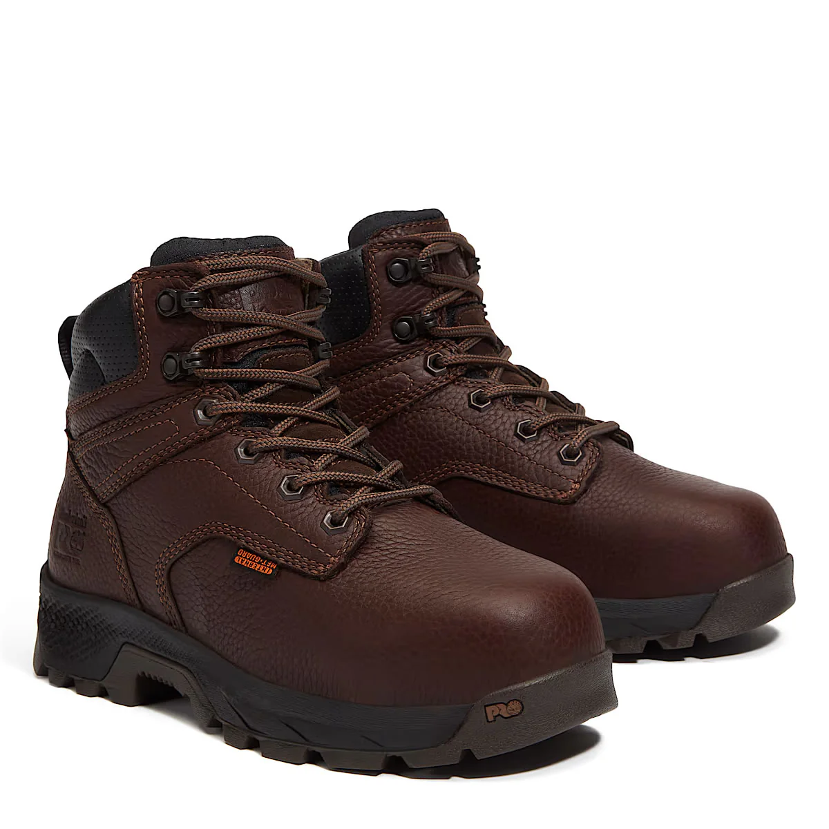 Timberland PRO Women's 6" TiTAN® EV Met-Guard Comp-Toe Boots, TB0A6377W01, Brown - Image 2