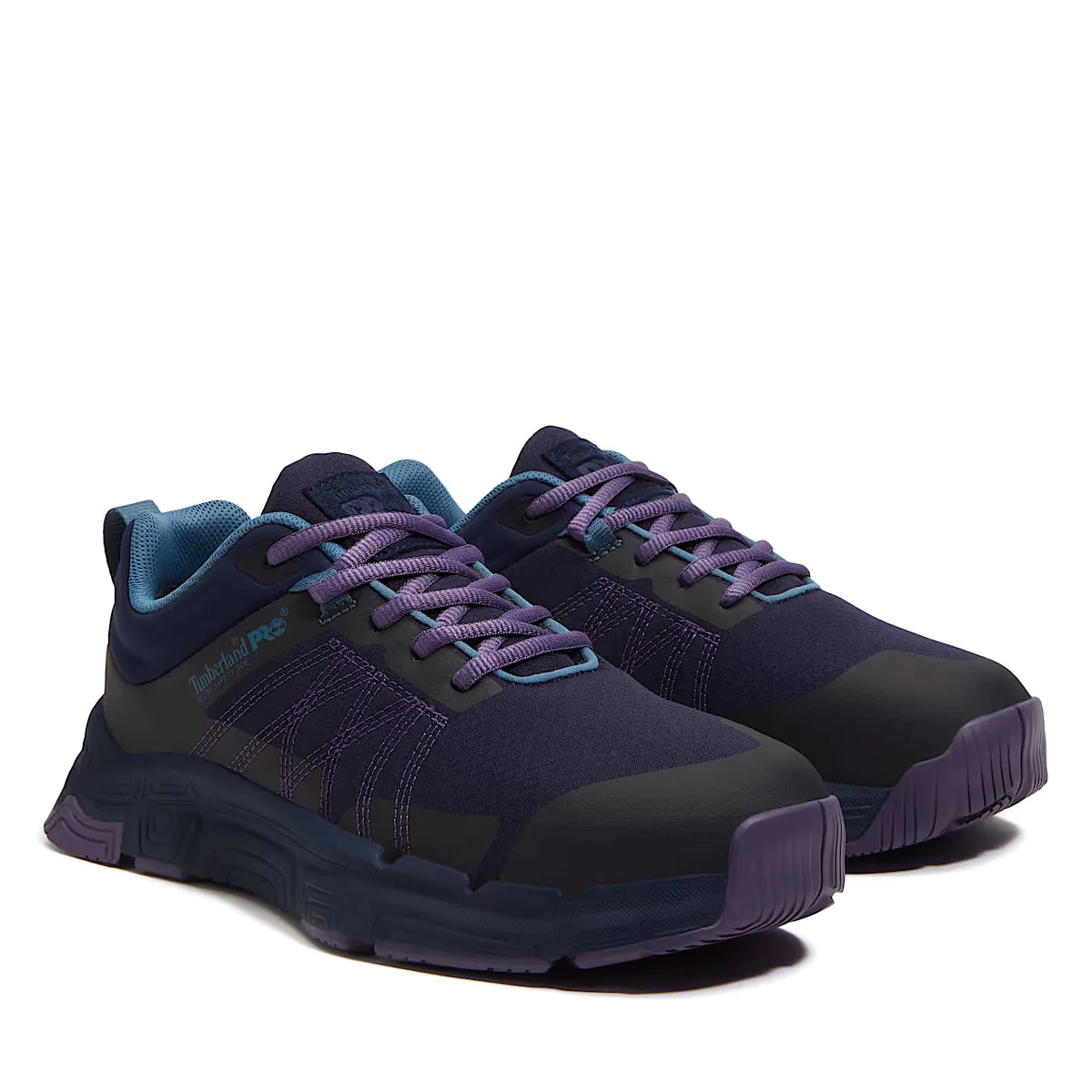 Timberland PRO Women's XR-1 Alloy Toe Dynamic Natural Fit Sneakers, TB0A67K7EPS, Blue/Purple - Image 2