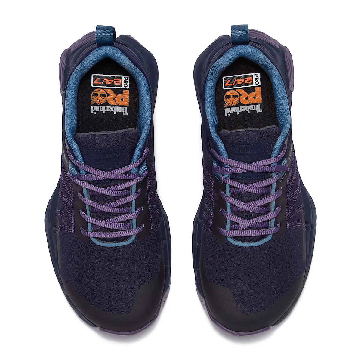 Timberland PRO Women's XR-1 Alloy Toe Dynamic Natural Fit Sneakers, TB0A67K7EPS, Blue/Purple - Image 4