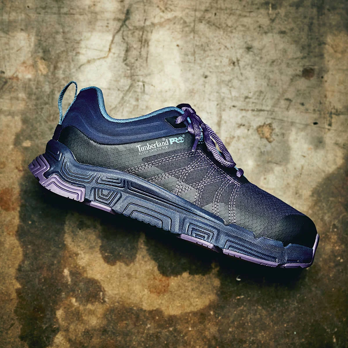 Timberland PRO Women's XR-1 Alloy Toe Dynamic Natural Fit Sneakers, TB0A67K7EPS, Blue/Purple - Image 8