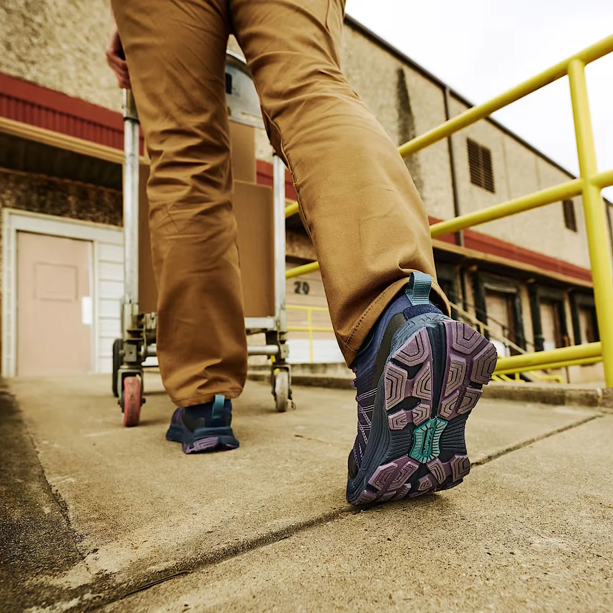 Timberland PRO Women's XR-1 Alloy Toe Dynamic Natural Fit Sneakers, TB0A67K7EPS, Blue/Purple - Image 9
