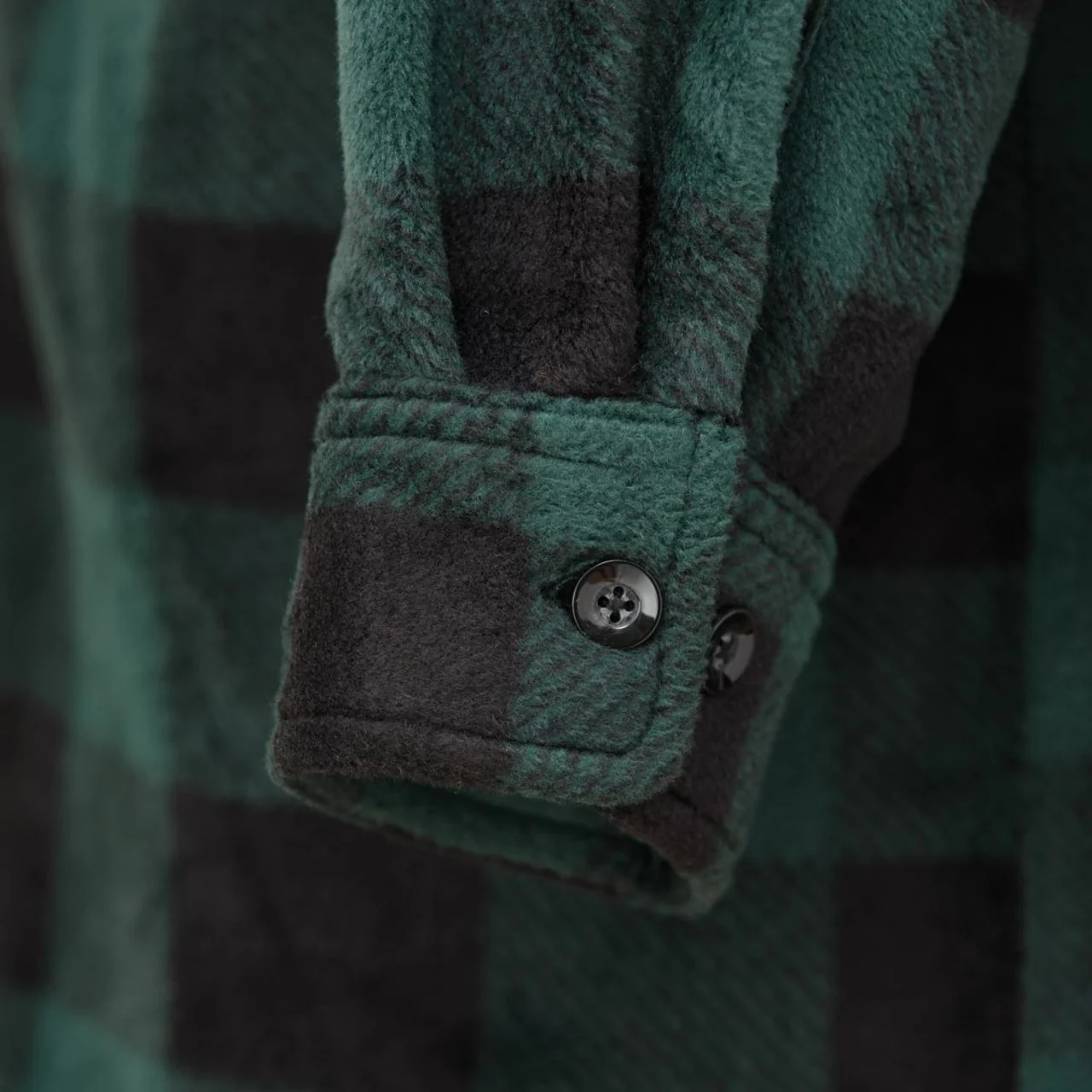 Tough Duck I964 Men's Buffalo Check Fleece Shirt - Image 3