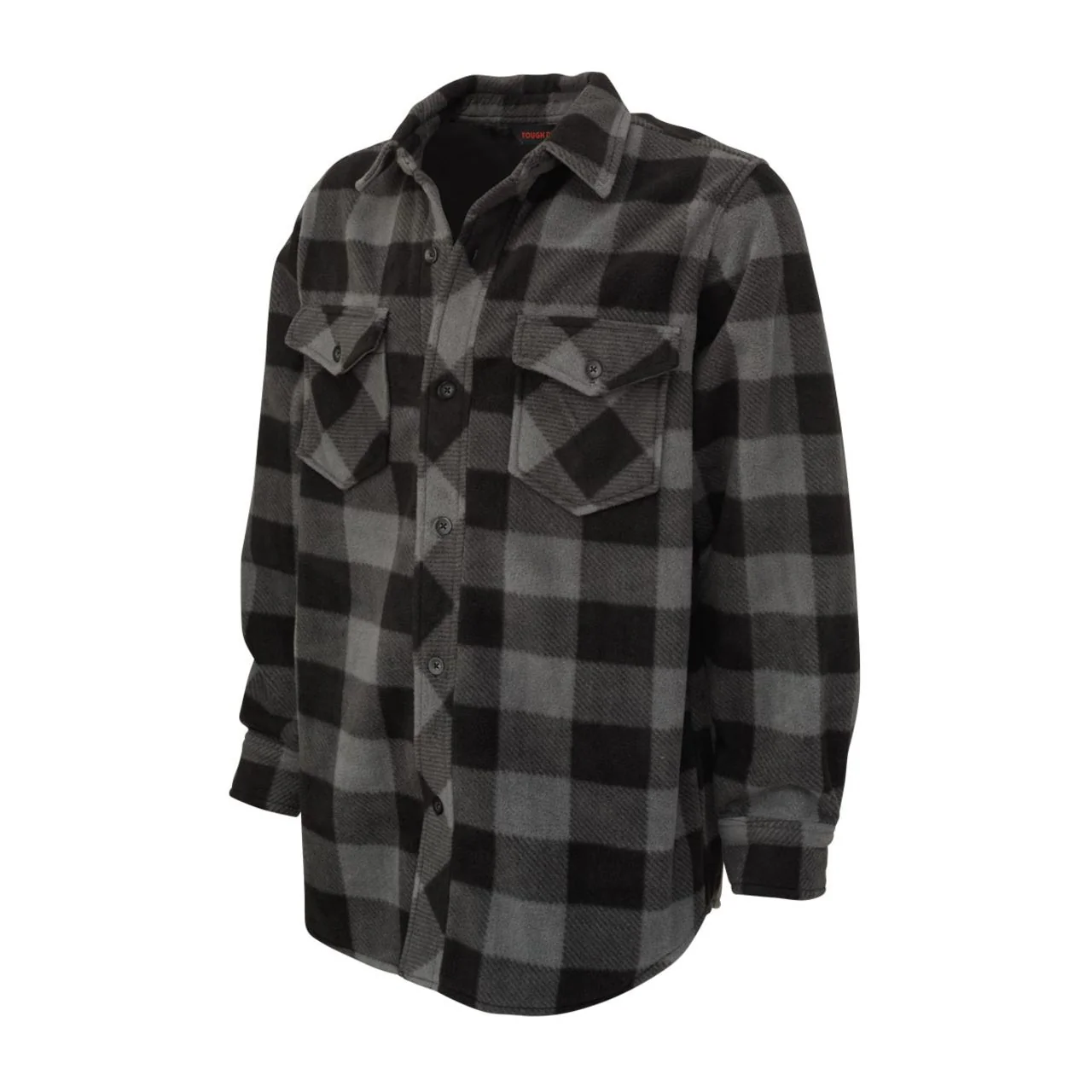 Tough Duck I964 Men's Buffalo Check Fleece Shirt - Image 4