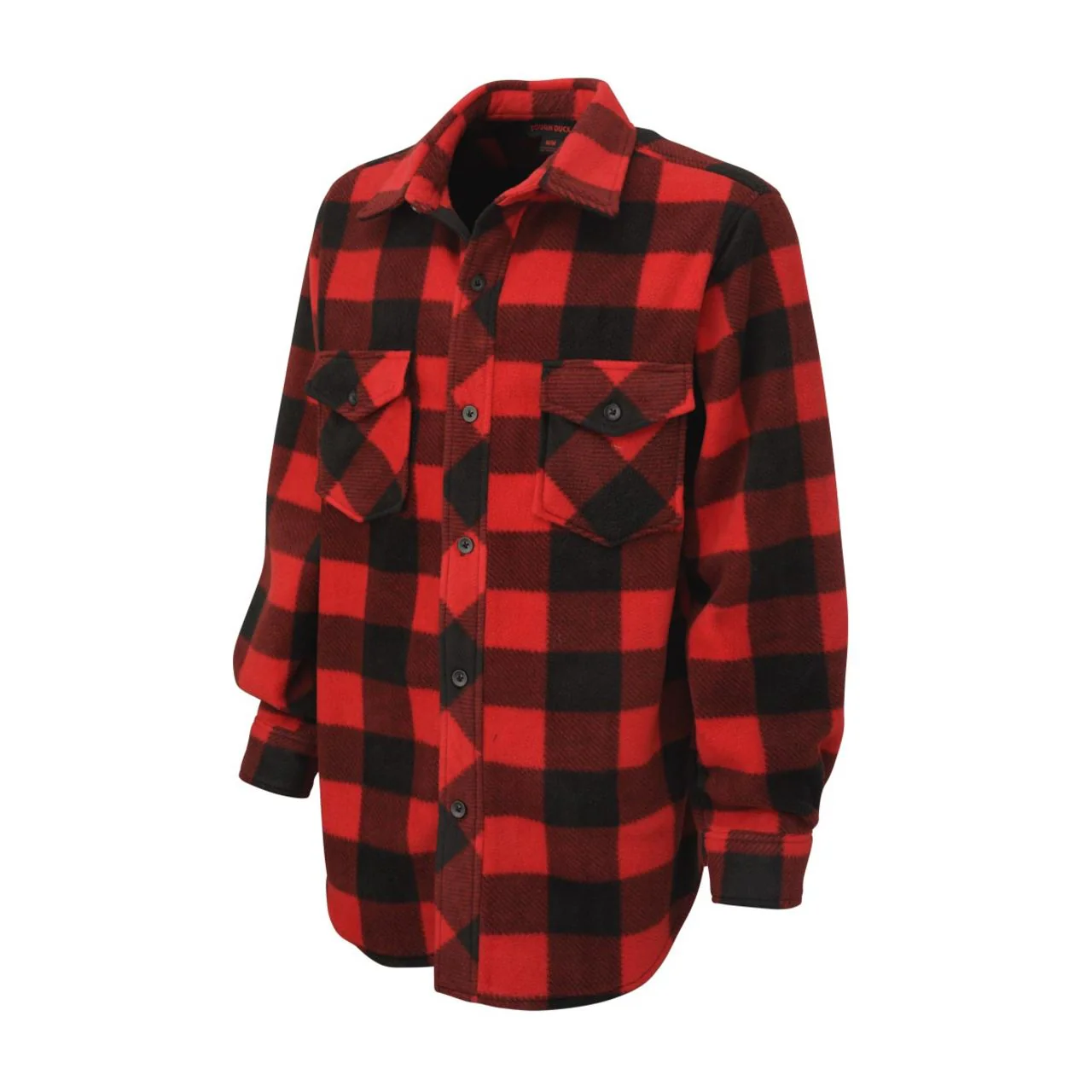 Tough Duck I964 Men's Buffalo Check Fleece Shirt - Image 6