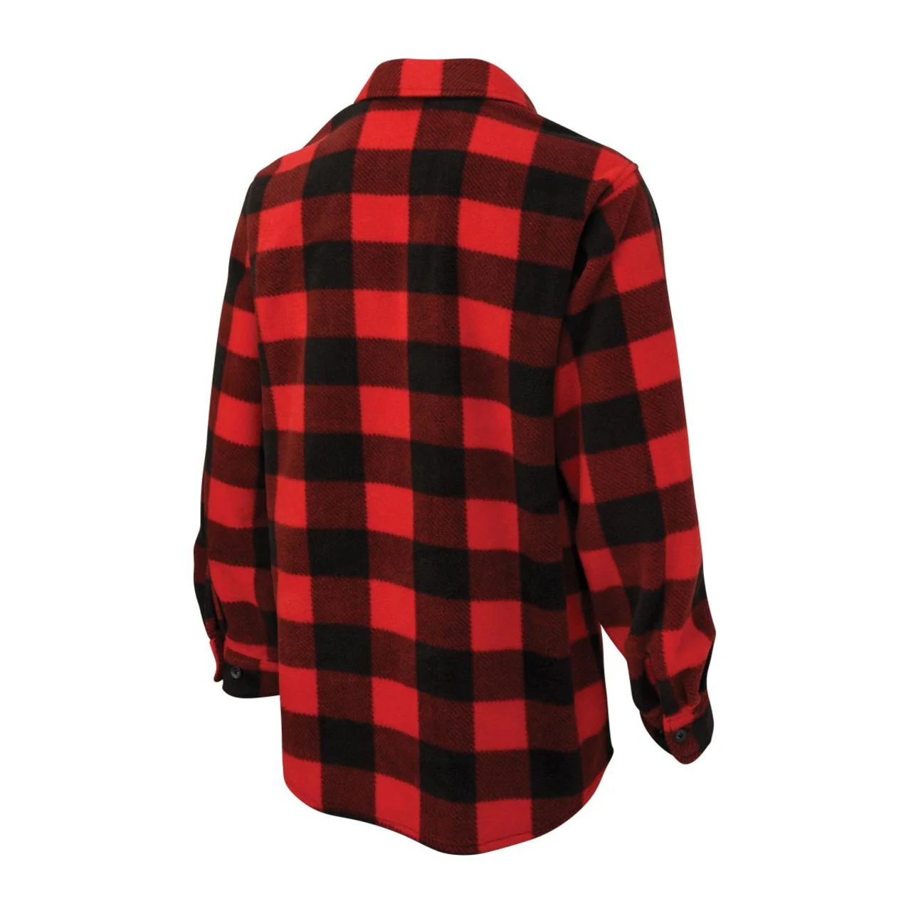 Tough Duck I964 Men's Buffalo Check Fleece Shirt - Image 7